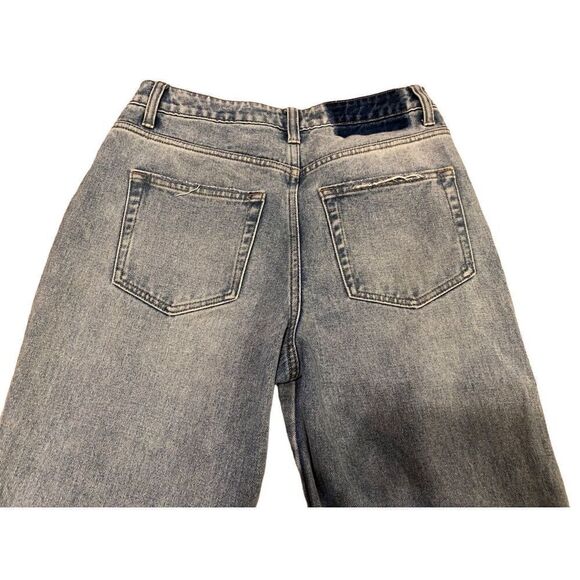 Flying Monkey Ultra High Rise Straight Leg Jeans Destroyed Distressed The Buckle - Picture 4 of 15